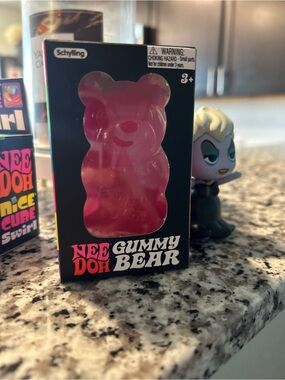 Nee Doh Gummy Bear - Pink Kids Toy